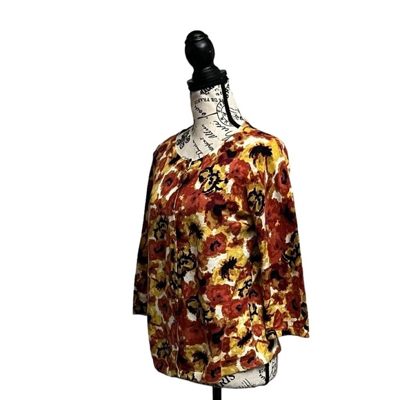 Nue Options Petite Floral Womens fairy garden Cotton PM 70s Vtg y2k coquette - Picture 2 of 9